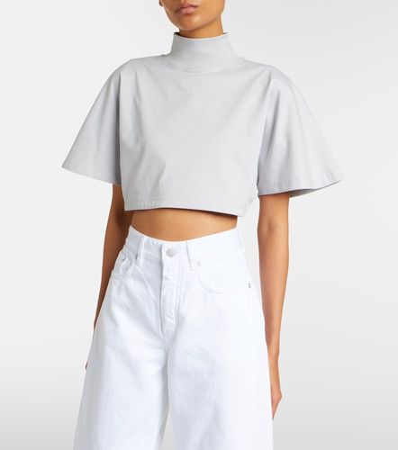 Alaïa Camiseta cropped de jersey de algodón - Alaia - Modalova