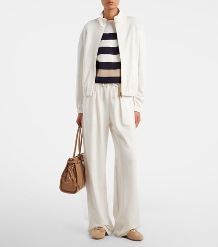 Pantaloni sportivi in misto cotone e seta - Max Mara - Modalova