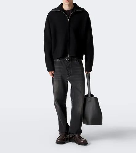 Ribbed-knit wool zip-up sweater - Studio Nicholson - Modalova