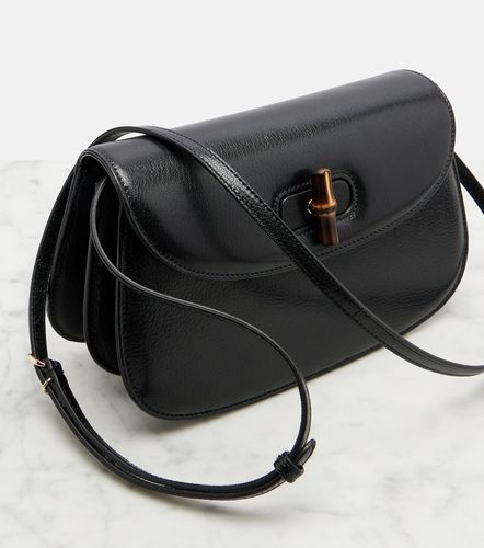 Borsa a tracolla Bamboo Small in pelle - Gucci - Modalova