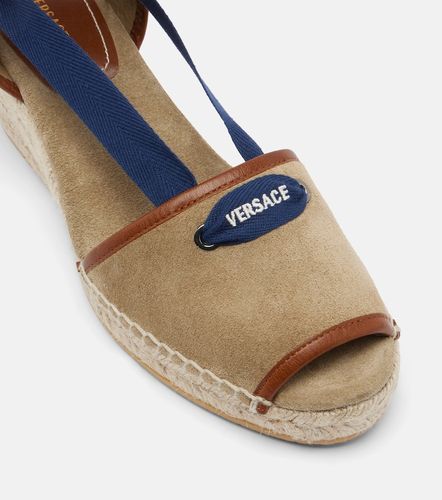Lola suede espadrille wedges - Versace - Modalova