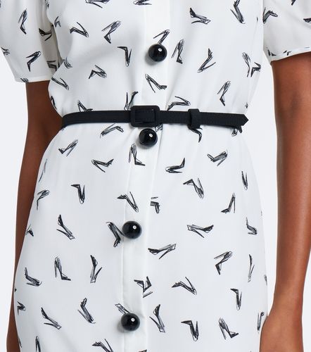 Abito midi in seta crêpe de chine - Carolina Herrera - Modalova