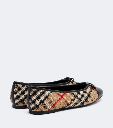 Ballerinas Check aus Bouclé - Burberry - Modalova