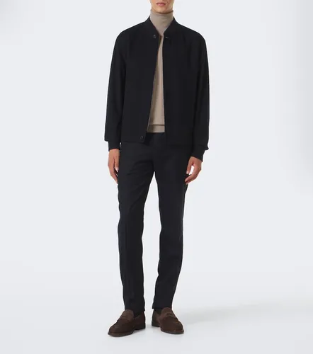 Zegna Giacca bomber in cashmere - Zegna - Modalova