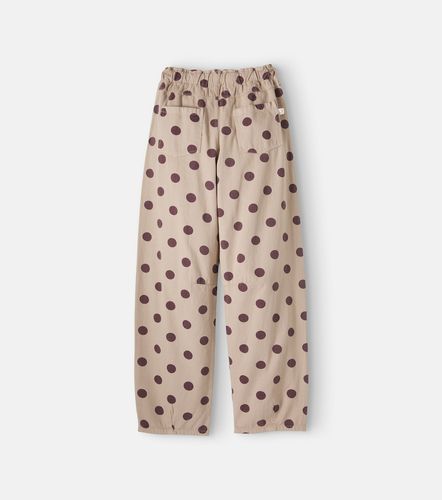 Pantalones de sarga de algodón con lunares - Cozmo - Modalova