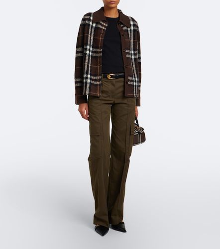Giacca camicia Check in cashmere - Burberry - Modalova