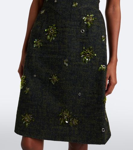 Vestido corto de tweed con cuentas - Shushu/Tong - Modalova