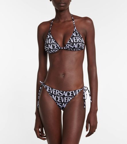 Versace Braga de bikini con logo - Versace - Modalova