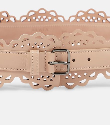 Alaia Laser-cut leather corset belt - Alaia - Modalova