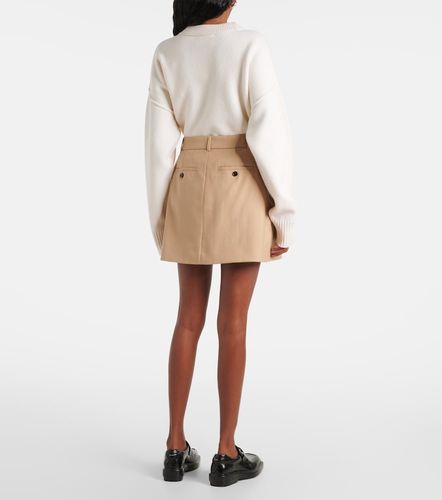 Ami Paris Wool gabardine miniskirt - Ami Paris - Modalova