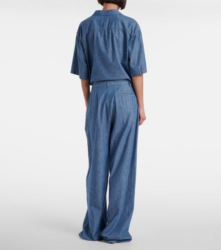 The Row Rufos twill wide-leg pants - The Row - Modalova