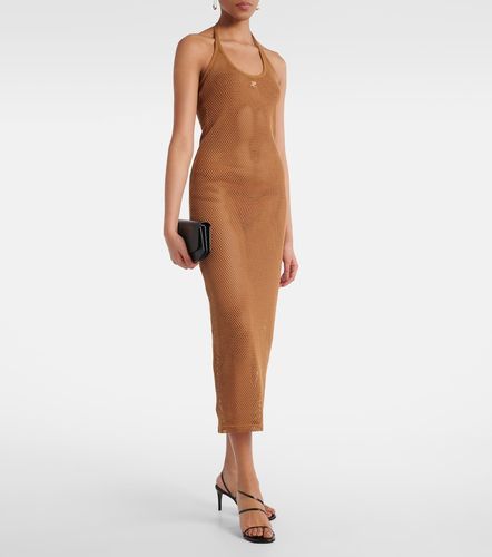 Courrèges Midikleid aus Baumwoll-Mesh - Courreges - Modalova