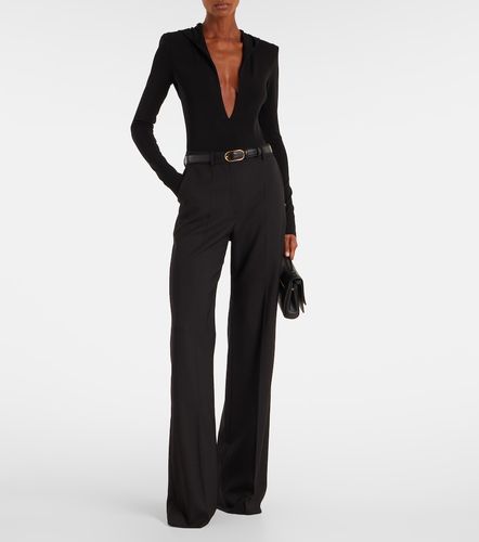 Mugler Body de jersey con capucha - Mugler - Modalova