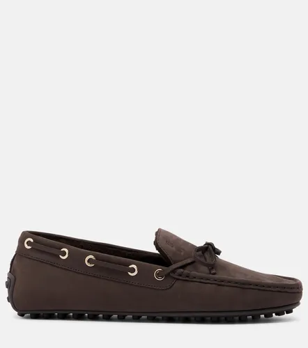 Gommino shearling-lined suede boat shoes - Tod's - Modalova