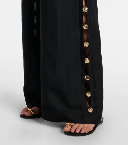 Simkhai Linen-blend wide-leg pants - Simkhai - Modalova