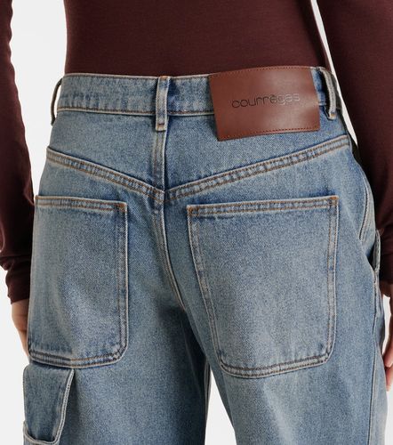 Courreges Logo wide-leg jeans - Courreges - Modalova