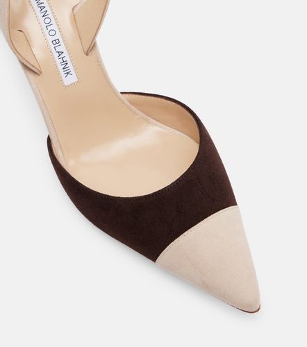Pumps slingback Capsli 70 in suede - Manolo Blahnik - Modalova