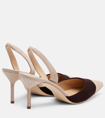 Slingback-Pumps Capsli 70 aus Veloursleder - Manolo Blahnik - Modalova