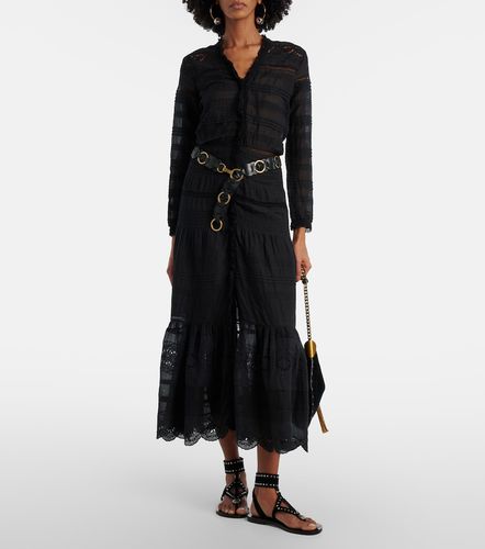 Abito midi Daniva in cotone con pizzo - Marant Etoile - Modalova
