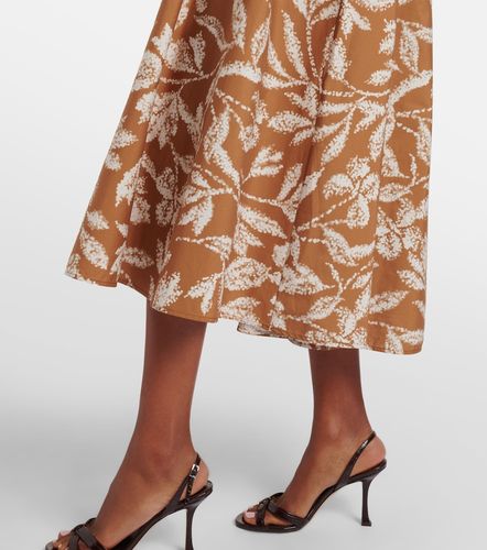Vestido midi de algodón estampado - Max Mara - Modalova
