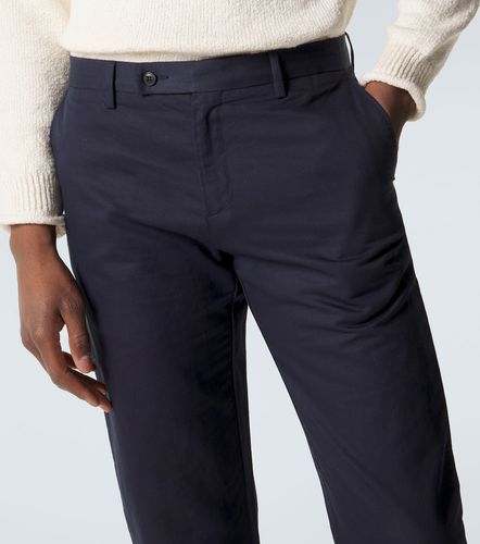 Pantalones rectos de algodón y lino - Sunspel - Modalova