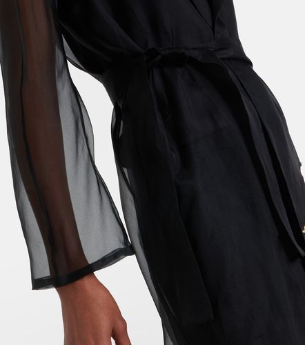 Elegante Vodka embroidered silk robe - Max Mara - Modalova