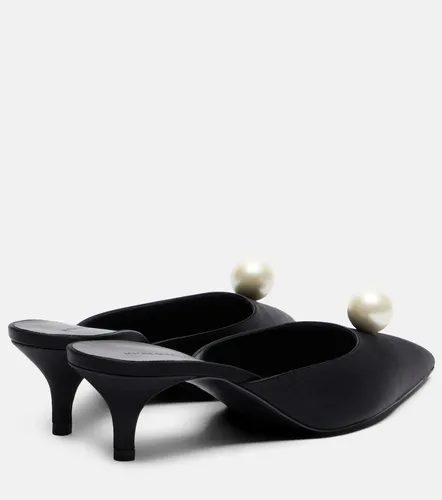 Magda Butrym Faux pearl satin mules - Magda Butrym - Modalova