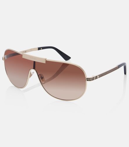 Greca Flow shield sunglasses - Versace - Modalova