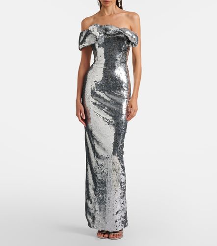 Tamzin sequined one-shoulder gown - Rachel Gilbert - Modalova