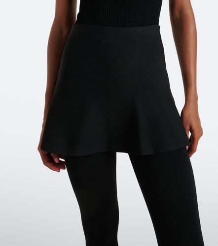 Alaïa Leggings cropped con peplum - Alaia - Modalova