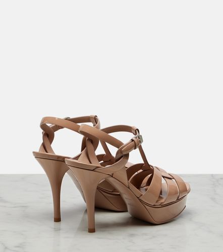 Tribute patent leather platform sandals - Saint Laurent - Modalova