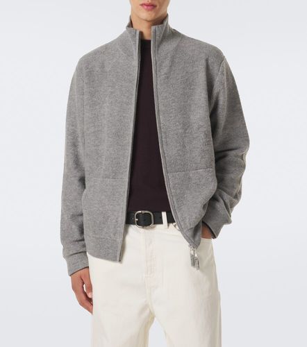 Wool and cashmere zip-up sweater - Allude - Modalova