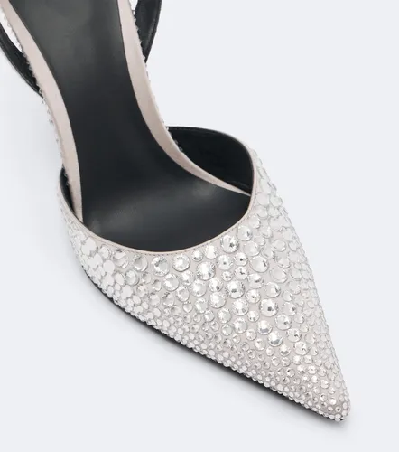 Crystal-embellished slingback pumps - Balmain - Modalova