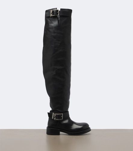 Botas mosqueteras de piel - Balenciaga - Modalova