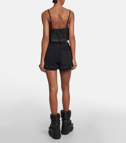 Sacai Drawstring tweed shorts - Sacai - Modalova