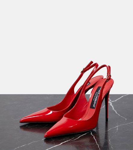 DG patent leather slingback pumps - Dolce&Gabbana - Modalova