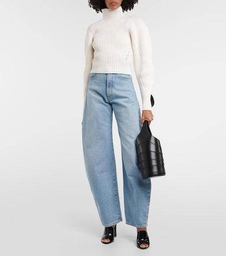 Alaïa Pullover in misto lana a coste - Alaia - Modalova