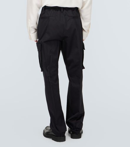 Pantalones cargo de gabardina de algodón - Versace - Modalova