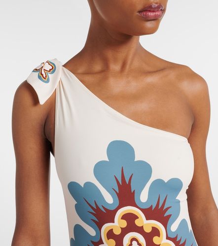 Goddess printed one-shoulder swimsuit - La DoubleJ - Modalova