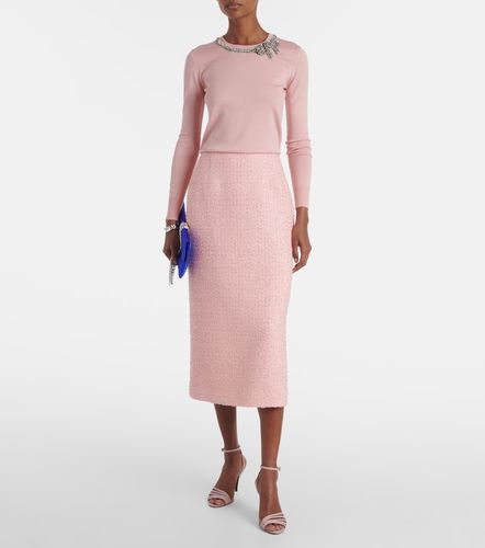 Pullover in seta e cotone - Carolina Herrera - Modalova