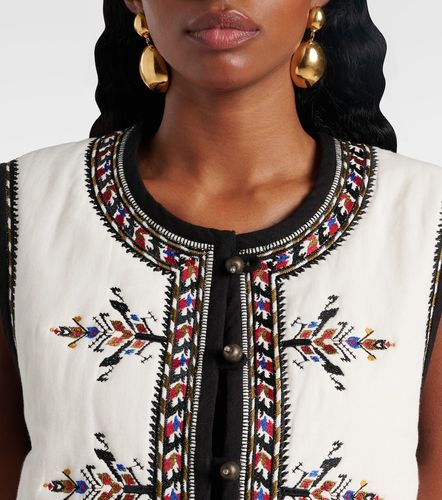 Marant Etoile Chaleco Zeana bordado - Marant Etoile - Modalova