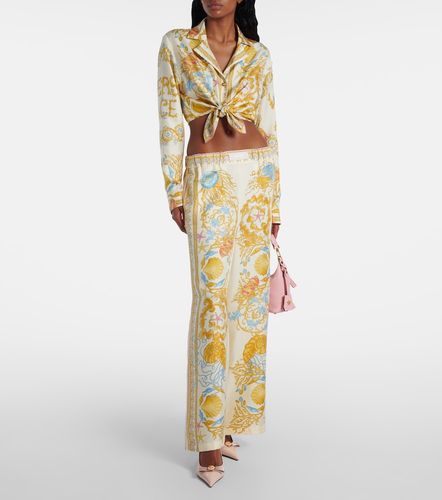 Top cropped Underwater Barocco - Versace - Modalova