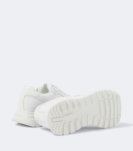 Prada Re-Nylon and leather sneakers - Prada - Modalova