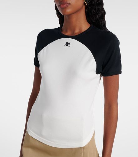 Courrèges Camiseta Circle de jersey de algodón - Courreges - Modalova