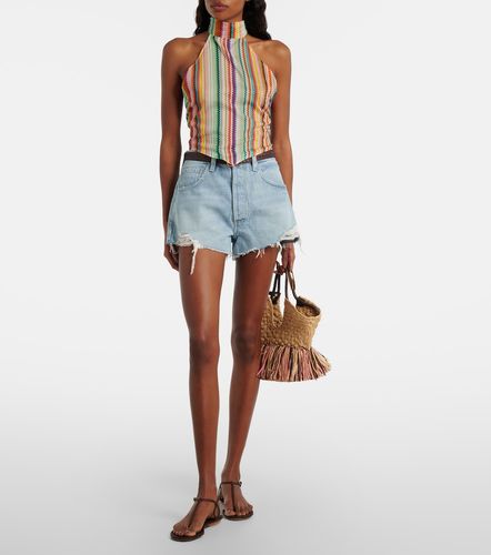 Top in cotone e seta a righe con scollo all’americana - Missoni - Modalova