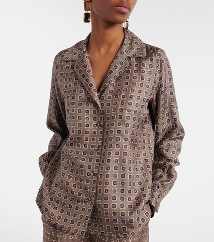 Camisa Disco de sarga de seda estampada - Max Mara - Modalova