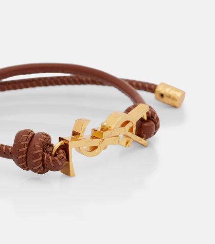 Bracciale Cassandre in pelle - Saint Laurent - Modalova