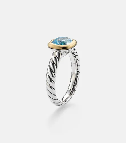 DY MercerÂ® sterling and 18kt gold ring with topaz - David Yurman - Modalova