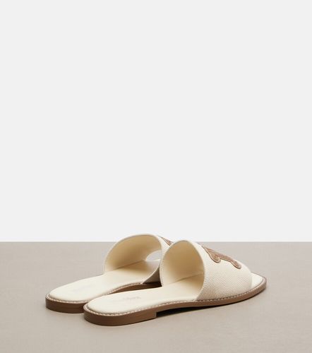 Sandali Caucaso in canvas con pelle - Max Mara - Modalova