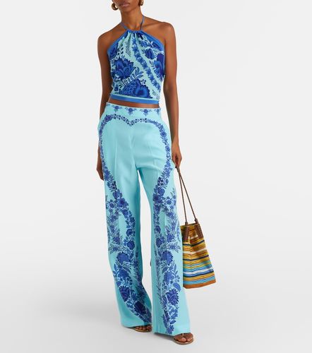Etro Top in seta con stampa - Etro - Modalova